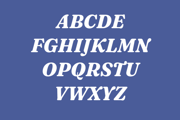 Fraunces ExtraBold Italic